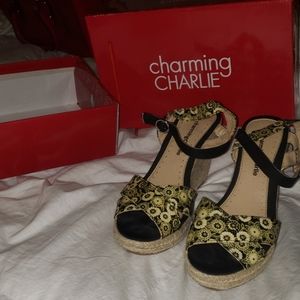 New in the box Charming Charlie wedges
